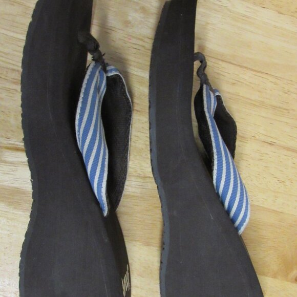 Reef Wedge Flip Flop Sandals Shoes Size 5 - Picture 4 of 5